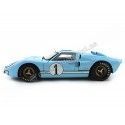 1966 Ford GT40 Mark II Nº1 Miles/Hulme 24h LeMans Azul 1:18 Shelby Collectibles 411 Cochesdemetal 8 - Coches de Metal 