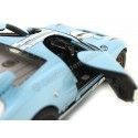 1966 Ford GT40 Mark II Nº1 Miles/Hulme 24h LeMans Azul 1:18 Shelby Collectibles 411 Cochesdemetal 13 - Coches de Metal 