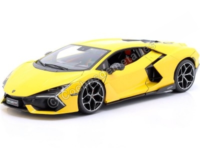 Cochesdemetal.es 2023 Lamborghini Revuelto Hybrid Amarillo 1:18 Maisto 31463-06487