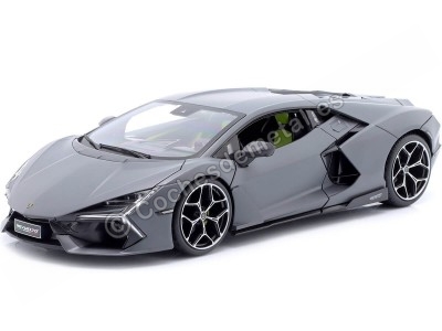 Cochesdemetal.es 2023 Lamborghini Revuelto Hybrid Gris Mate 1:18 Maisto 31463-06488