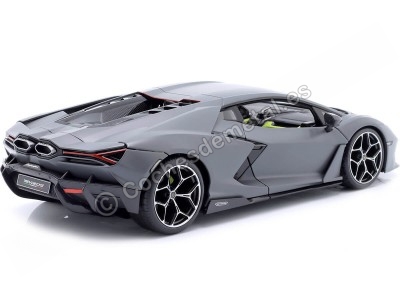 Cochesdemetal.es 2023 Lamborghini Revuelto Hybrid Gris Mate 1:18 Maisto 31463-06488 2