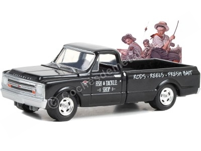 Cochesdemetal.es 1968 Chevrolet C-10 Shortbed "Norman Rockwell Series 5" 1:64 Greenlight 54080D