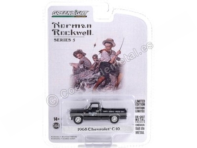 Cochesdemetal.es 1968 Chevrolet C-10 Shortbed "Norman Rockwell Series 5" 1:64 Greenlight 54080D 2