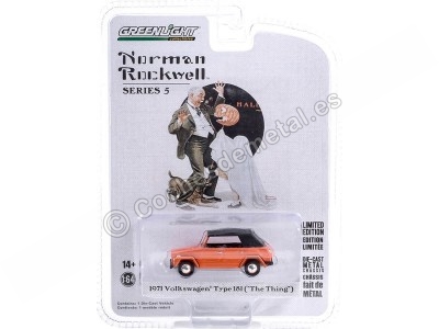 Cochesdemetal.es 1971 Volkswagen Thing (Type 181) "Norman Rockwell Series 5" 1:64 Greenlight 54080E 2