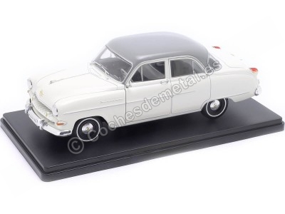 Cochesdemetal.es 1954 Opel Kapitän "Opel Collection" Blanco/Gris 1:24 Editorial Salvat G1648011