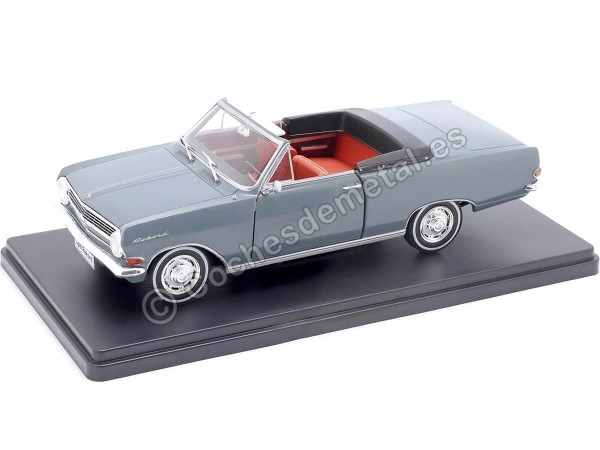 Cochesdemetal.es 1964 Opel Rekord A Convertible "Opel Collection" Gris 1:24 Editorial Salvat G1648015