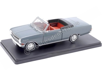 Cochesdemetal.es 1964 Opel Rekord A Convertible "Opel Collection" Gris 1:24 Editorial Salvat G1648015