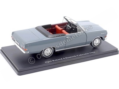 Cochesdemetal.es 1964 Opel Rekord A Convertible "Opel Collection" Gris 1:24 Editorial Salvat G1648015 2