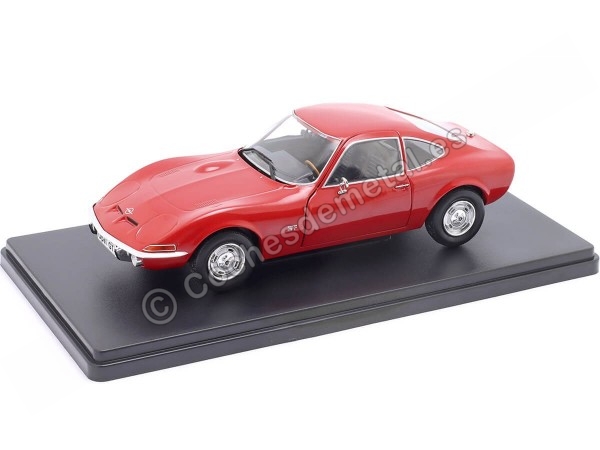 Cochesdemetal.es 1968 Opel GT 1900 "Opel Collection" Rojo 1:24 Editorial Salvat G1648001