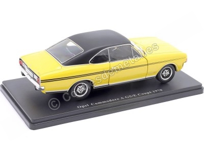 Cochesdemetal.es 1970 Opel Commodore A GS/E Coupe "Opel Collection" Amarillo/Negro 1:24 Editorial Salvat G1648004 2