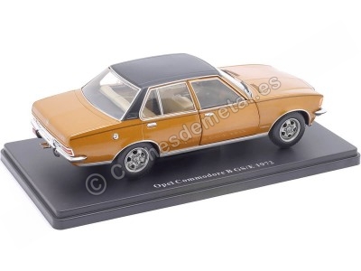 Cochesdemetal.es 1972 Opel Commodore B GS/E "Opel Collection" Marrón Metalizado 1:24 Editorial Salvat G1648014 2