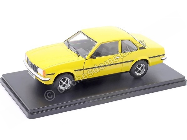 Cochesdemetal.es 1975 Opel Ascona B 1.9 SR "Opel Collection" Amarillo 1:24 Editorial Salvat G1648008