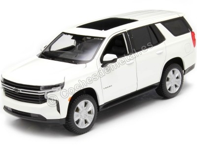 Cochesdemetal.es 2021 Chevrolet Tahoe Suv Blanco 1:26 Maisto 31533