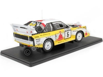 Cochesdemetal.es 1985 Audi Sport Quattro S1 E2 Nº6 Mikkola/Hertz Rally 1000 Lagos 1:18 IXO Models 18RMC161B.22 2