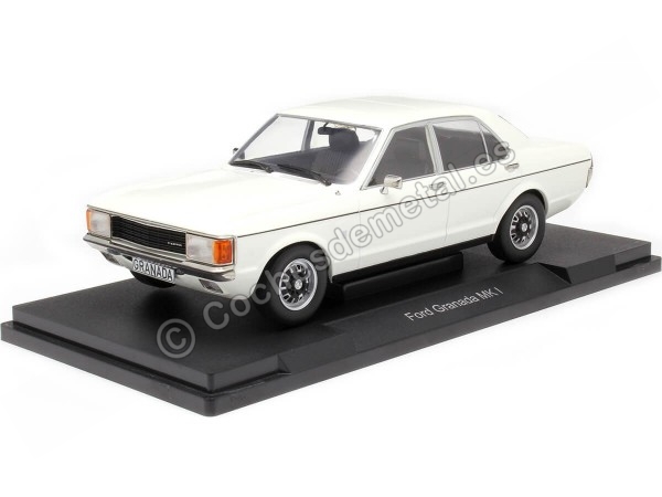 Cochesdemetal.es 1975 Ford Granada MK1 Blanco 1:18 MC Group 18395