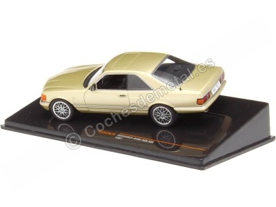 Cochesdemetal.es 1981 Mercedes-Benz 560 SEC (C126) Beige Metalizado 1:43 IXO Models CLC537N.22 2