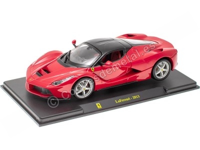 Cochesdemetal.es 2013 Ferrari LaFerrari Rojo/Negro 1:24 Editorial Salvat AB24F003