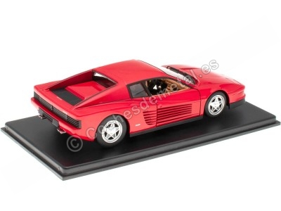Cochesdemetal.es 1984 Ferrari Testarossa Rojo 1:24 Editorial Salvat AB24F008 2
