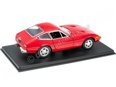 Cochesdemetal.es 1968 Ferrari 365 GTB4 Rojo 1:24 Editorial Salvat AB24F011 2