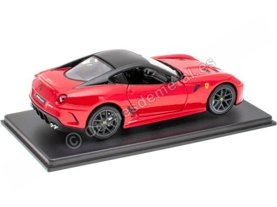 Cochesdemetal.es 2010 Ferrari 599 GTO Rojo/Negro 1:24 Editorial Salvat AB24F013 2