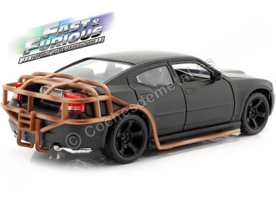 Cochesdemetal.es 2006 Dodge Charger "Fast & Furious" Negro Mate 1:24 Jada Toys 33373 253203078 2