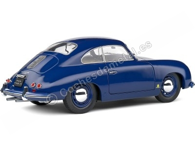 Cochesdemetal.es 1953 Porsche 356 Pre-A Coupe Azul Petroleo 1:18 Solido S1802808 2
