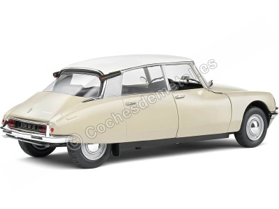 Cochesdemetal.es 1972 Citroen D Special Beige/Blanco 1:18 Solido S1800710 2