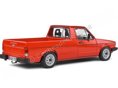 Cochesdemetal.es 1982 Volkswagen VW Caddy MK1 Custom PickUp Rojo 1:18 Solido S1803511 2