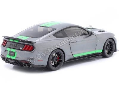 Cochesdemetal.es 2020 Ford Mustang GT500 Grafito/Verde Neon 1:18 Solido S1805911 2