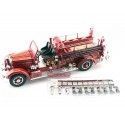 CARSDEMETAL.ES 1935 MACK TYPE 75BX FIRE TRUCH 1:24 Lucky Diecast 20098