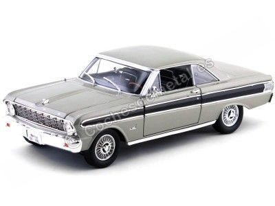1964 Ford Falcon Futura Gris 1:18 Lucky Diecast 92708 Cochesdemetal 1 - Coches de Metal 