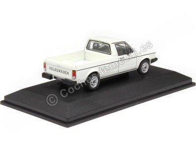 Cochesdemetal.es 1982 Volkswagen VW Caddy MK1 Custom PickUp Blanco 1:43 Solido S4312301 2