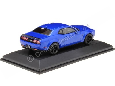 Cochesdemetal.es 2018 Dodge Challenger SRT Demon V8 6.2L Azul Metalizado 1:43 Solido S4310305 2