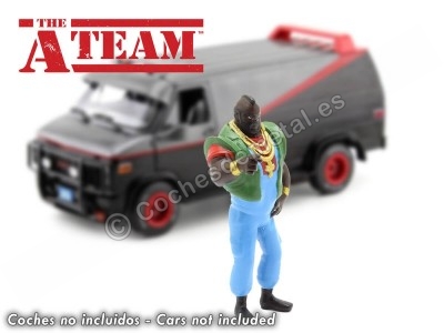 Cochesdemetal.es 1983 Figura de Resina M.A. Barracus A-Team "Mr. T El Equipo A" 1:24 Cartrix CTPL24004