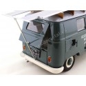 Cochesdemetal.es 1958 Volkswagen VW T1 Minibus Car Transporter Azul + 2X F-125 Spider Verde/Rojo 1:18 Schuco 0278