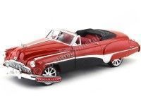 1949 Buick Roadmaster Custom Rojo/Negro 1:18 Motor Max 79004