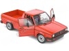 Cochesdemetal.es 1982 Volkswagen VW Caddy Mk1 Custom Pickup Rojo 1:18 SOLIO S1803511