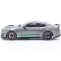 Cochesdemetal.es 2020 Ford Mustang GT500 Grafito / Green Neon 1:18 Solid S1805911