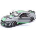 Cochesdemetal.es 2020 Ford Mustang GT500 Grafito / Green Neon 1:18 Solid S1805911