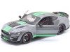 Cochesdemetal.es 2020 Ford Mustang GT500 Grafito / Green Neon 1:18 Solid S1805911