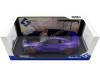 CARSDEMETAL.ES 2022 Nissan GT-R (R35) Liberty Walk Kit Type 2 "Purnezilla" Purple Metallic / Black 1:18 Solino S1805812