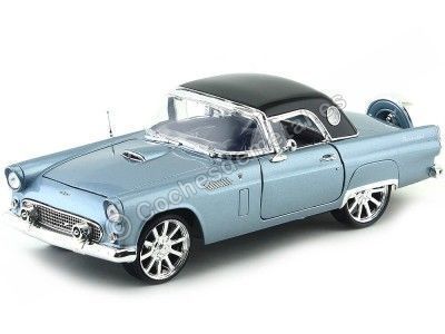 Cochesdemetal.es 1956 Ford Thunderbird Custom Azul 1:18 Motor Max 79005