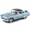 1956 Ford Thunderbird Custom Azul 1:18 Motor Max 79005 Cochesdemetal 1 - Coches de Metal 