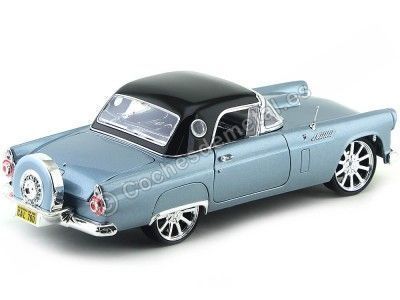 Cochesdemetal.es 1956 Ford Thunderbird Custom Azul 1:18 Motor Max 79005 2