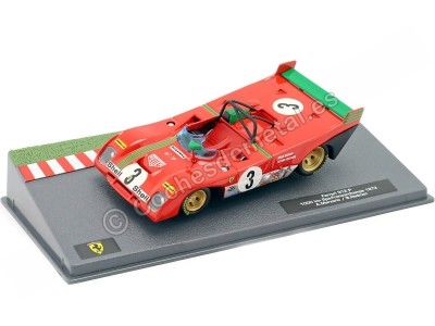 Cochesdemetal.es 1972 Ferrari 312 PB Nº3 Redman/Merzario Ganador 1000 Km. Spa 1:43 Editorial Salvat ABFRT011