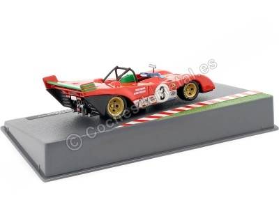 Cochesdemetal.es 1972 Ferrari 312 PB Nº3 Redman/Merzario Ganador 1000 Km. Spa 1:43 Editorial Salvat ABFRT011 2