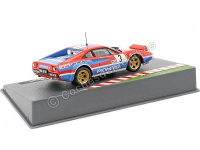 Cochesdemetal.es 1982 Ferrari 308 GTB Nº3 Andruet/Petit "Biche" Rally Monte Carlo 1:43 Editorial Salvat ABFRT005 2