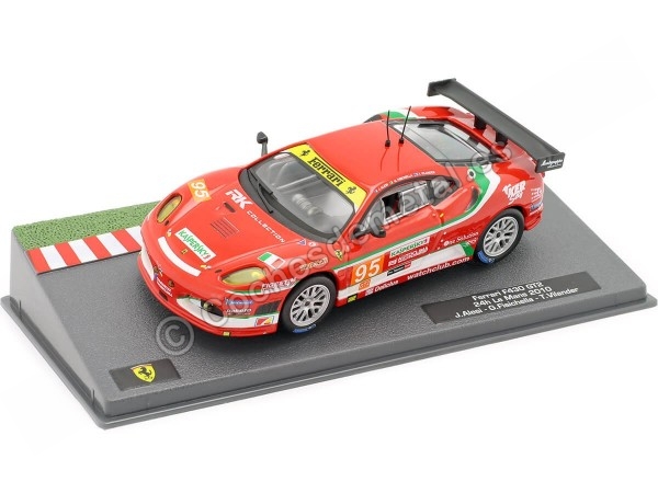 Cochesdemetal.es 2010 Ferrari F430 GT2 Nº95 Alesi/Fisichella/Vilander 24h LeMans 1:43 Editorial Salvat ABFRT018