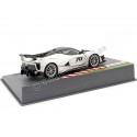 Cochesdemetal.es 2017 Ferrari FXX K Evo Nº70 Blanco Perlado/Negro 1:43 Editorial Salvat ABFRT006