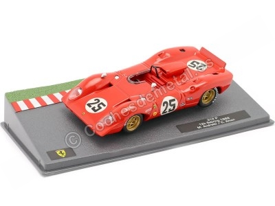 Cochesdemetal.es 1969 Ferrari 312 P Nº25 Andretti/Amon 12h Sebring 1:43 Editorial Salvat ABFRT013